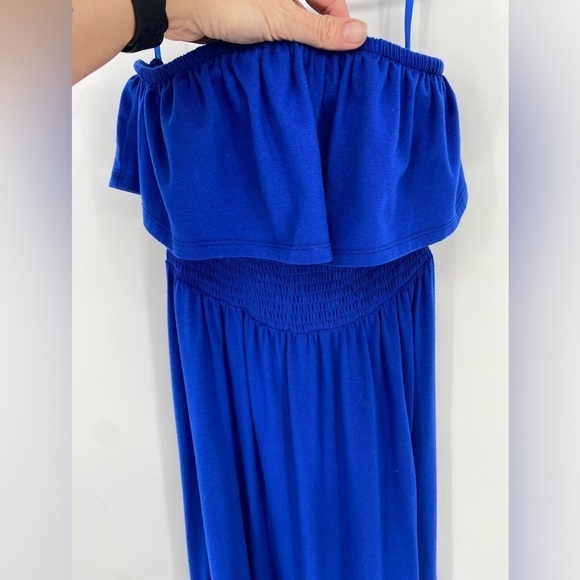 Torrid Challis Strapless Maxi Dress medium - Picture 7 of 11